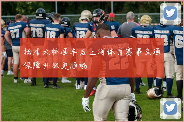 杨浦大桥通车后上海体育赛事交通保障升级更顺畅